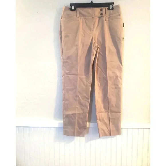 Larry Levine Tan Ankle Slim Leg Pants NWT - Picture 7 of 7
